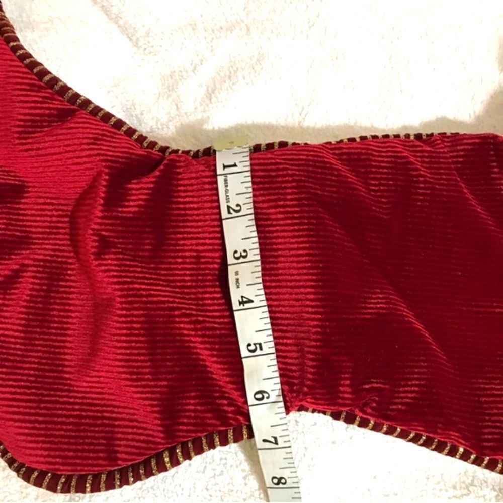 Luxurious Red Christmas Stocking - Picture 11 of 15